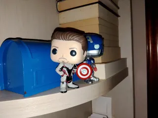 Funko Pop! Marvel Capitán América y Iron Man
