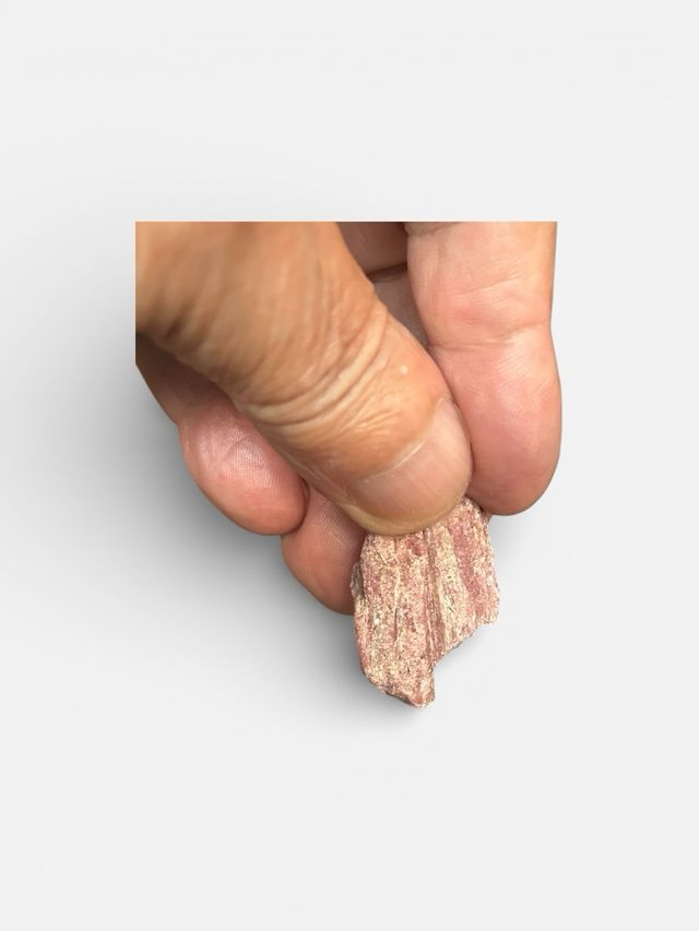 Turmalina Rosa (Rubelita) Bruta + Anilla