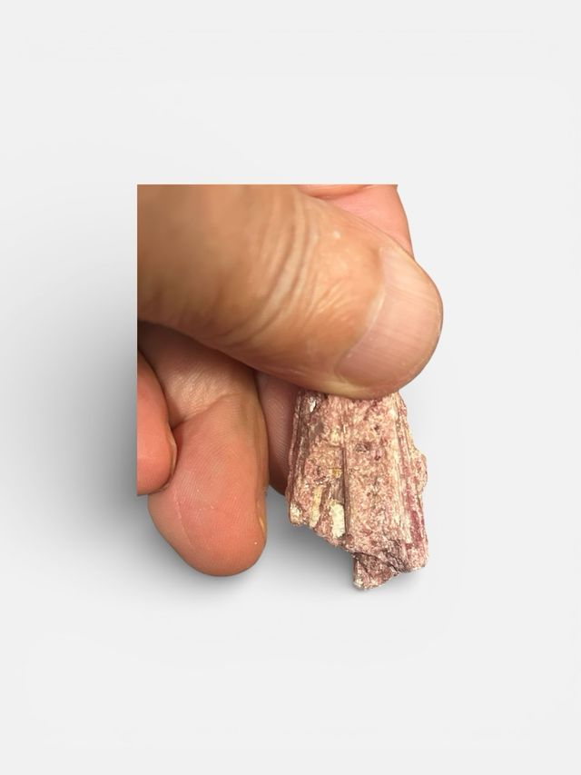 Turmalina Rosa (Rubelita) Bruta + Anilla