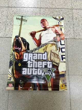 Póster Doble Cara Grand Theft Auto V