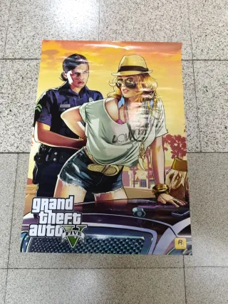 Póster Doble Cara Grand Theft Auto V
