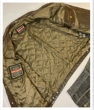 Chaqueta Cuero Chevignon 90s Marrón