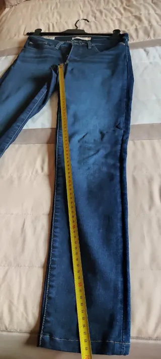 Pantalón Levis Pitillo Azul Auténtico T- 27 foto