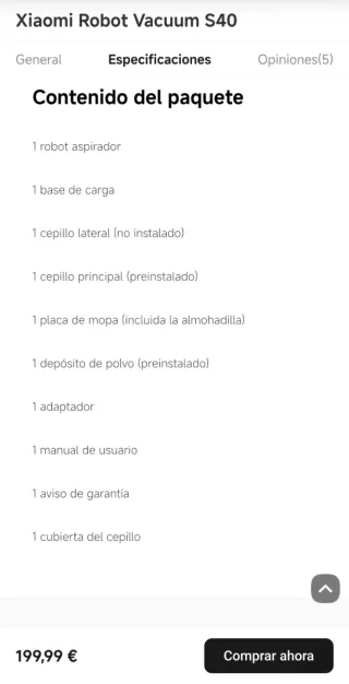 Aspiradora Robot Xiaomi