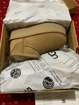 Botines con Plataforma tipo UGG