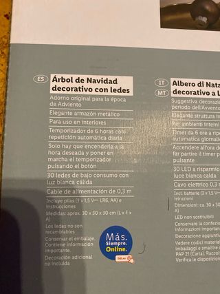 Árbol Navideño Decorativo LED Livarno Home