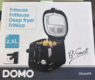 Freidora DOMO Negra 2.5L Nueva