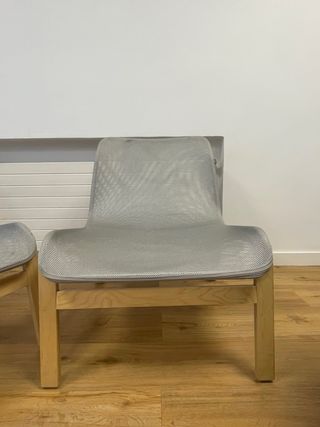 2 Sillones Ikea Nolmyra Gris