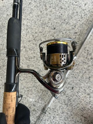 Conjunto Caña + Carrete de pesca feeder
