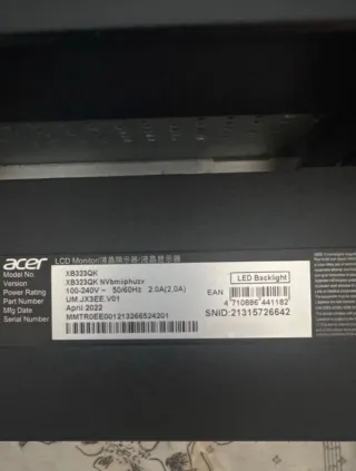 Monitor Predator Negro