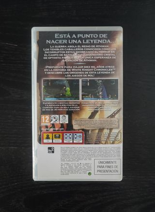 White Knight Chronicles Origins PRENSA PSP