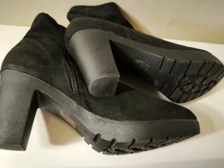 Botines piel vuelta negros Talla 39