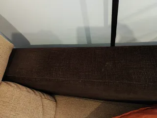 Sofá chaiselongue de tres plazas