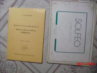 LIBROS MUSICA PARTITURAS X 6€ CADA FOTO 27€ TODAS