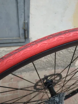 Ruota Bici Corsa Rossa