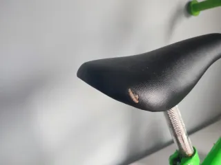 Bicicleta de equilibrio verde