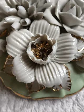 JOYERO "MANISES" VALENCIA PORCELANA FINA FLORES