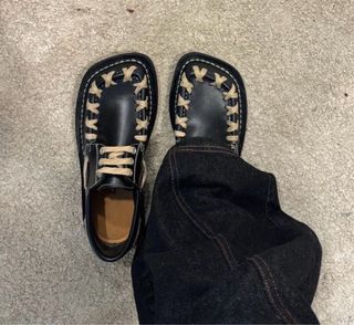 Zapatos de piel negros talla 40