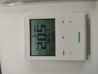 Termostato Siemens RDE100.1 (factura y caja)