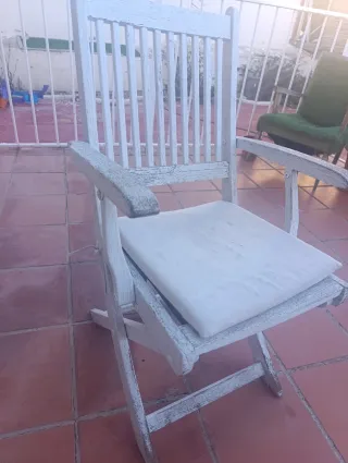 Sillas de madera para terraza