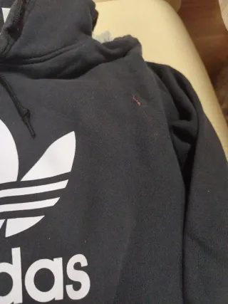 Sudadera Adidas Negra con Logo