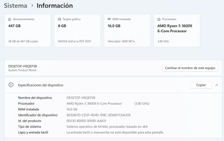 PC Gaming Ryzen 5 / GeForce RTX 3070