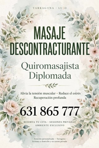QUIROMASAJISTA DIPLOMADA