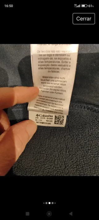 Chaqueta Columbia con capucha