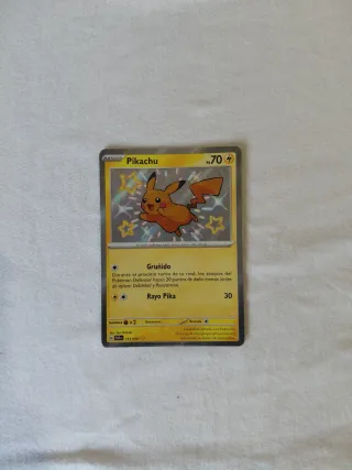 Tarjeta Pokémon Pikachu Shiny Básico