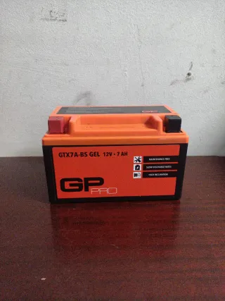 Batería GP PRO GTX7A-BS GEL 12V-7AH Scooter
