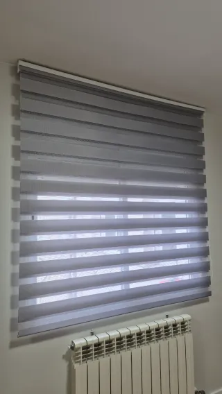 Estor Noche y Día Gris Plata