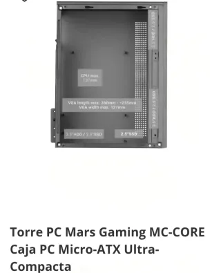 Caja PC Mars Gaming MC-CORE