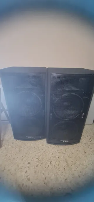 Altavoces Work 600W + Amplificador