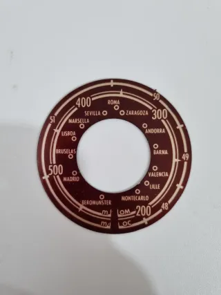 radio antigua lote de diales