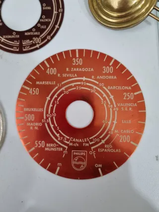 radio antigua lote de diales