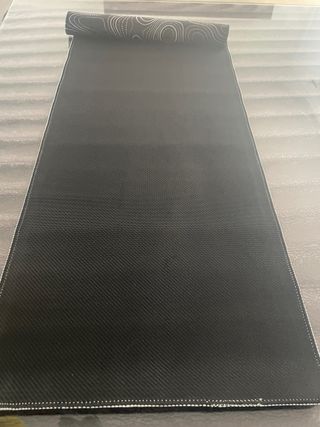 Alfombrilla ratón negra 80x30 cm