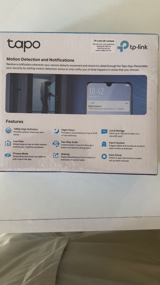 Cámara Seguridad Wi-Fi Tapo TC60 Full HD 1080p