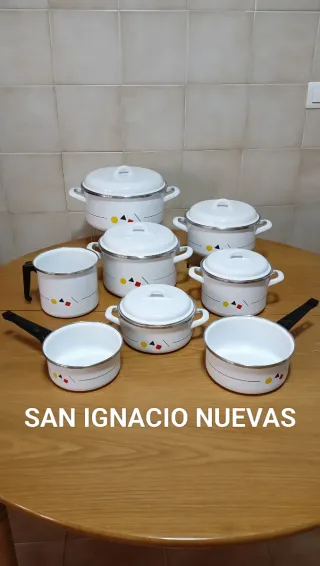 Batería de Ollas Esmaltadas San Ignacio