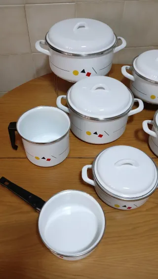 Batería de Ollas Esmaltadas San Ignacio