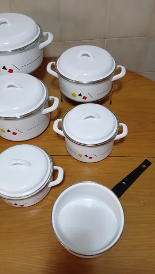 Batería de Ollas Esmaltadas San Ignacio