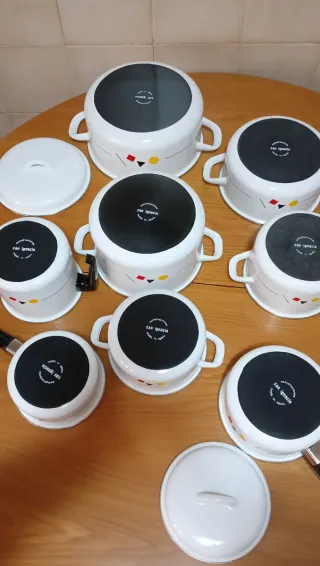 Batería de Ollas Esmaltadas San Ignacio