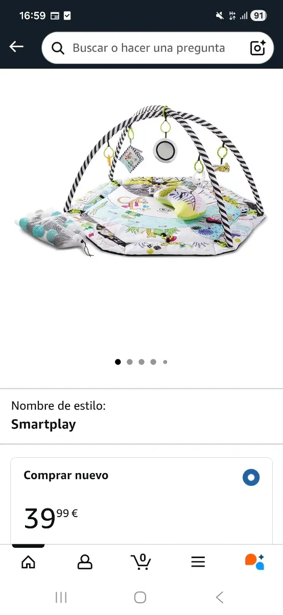 Alfombra de juegos para bebé