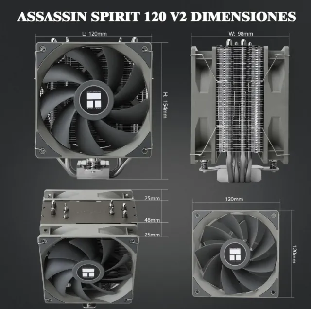 Disipador CPU Thermalright Assassin Spirit 120 V2