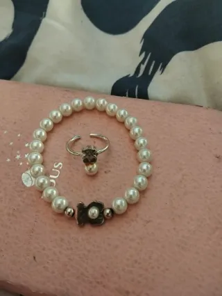 Conjunto Plata de Ley: Pulsera y Anillo