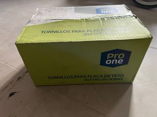 Tornillos ProOneYeso Fosfatado Negro 35mm,24 cajas