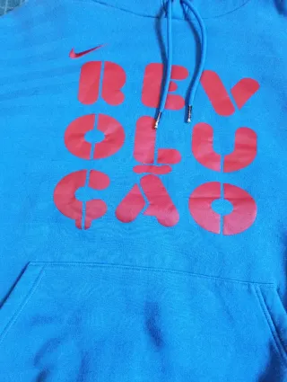 Felpa Nike Revolucao Blu/Rossa M