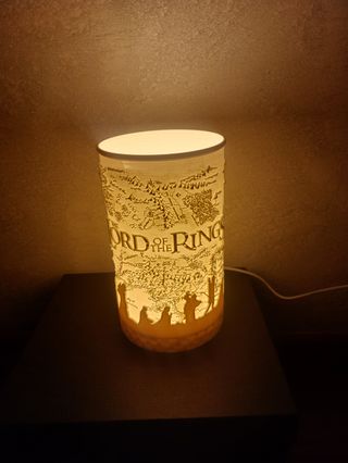 Lampada Led 3D USB The Lord Of The Rings 3 Colori