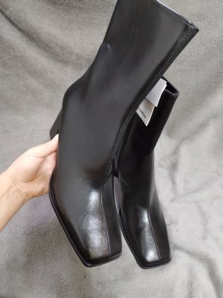 Botines tacón alto cuadrado Pull&Bear