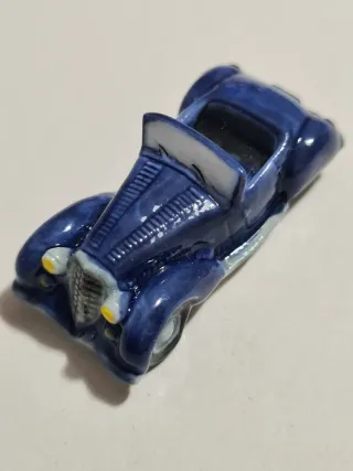 Set 6 Macchinine mignon ceramica auto d'Epoca