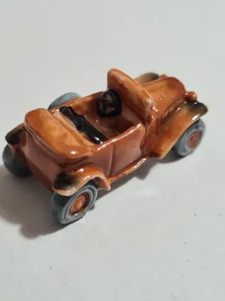 Set 6 Macchinine mignon ceramica auto d'Epoca